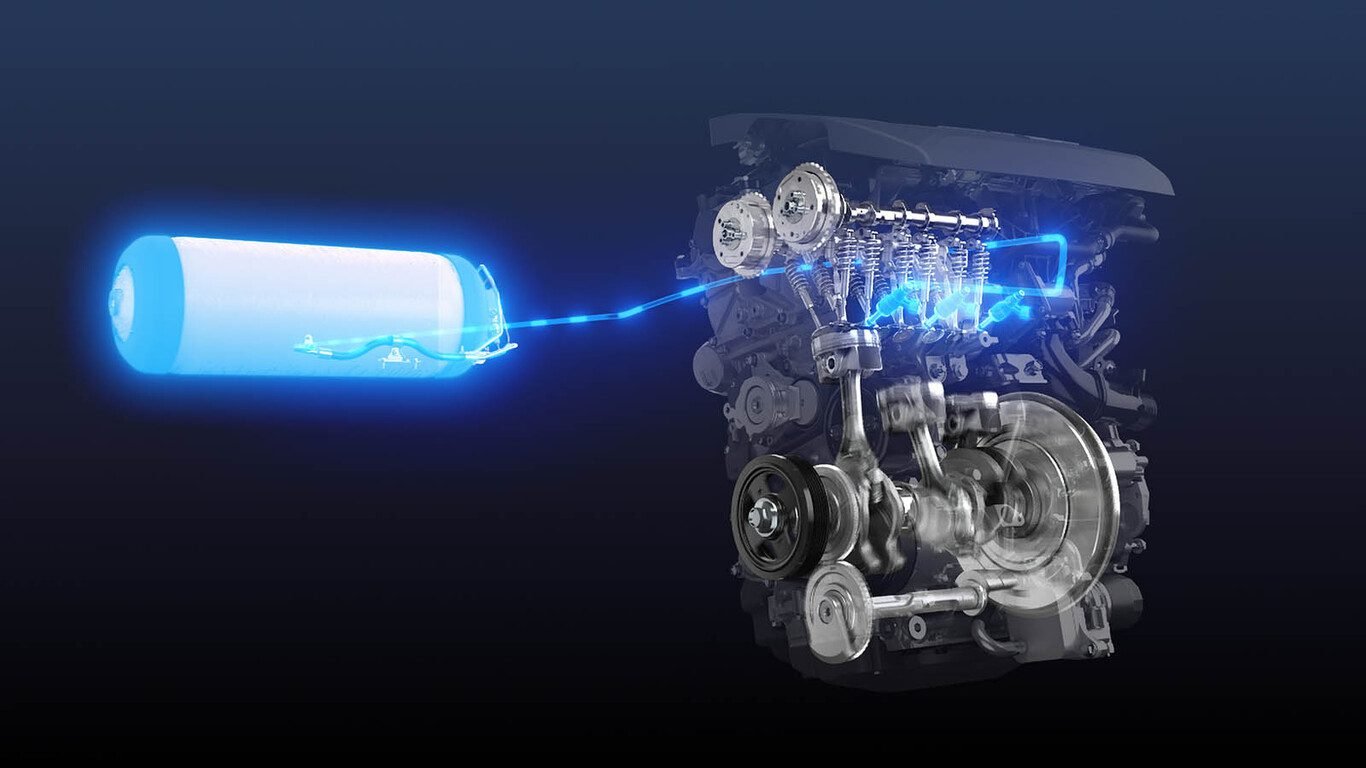 Motor impulsado por hidrógeno